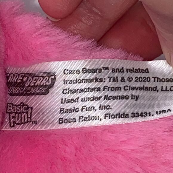Cheer Care Bear Stuffed Animal 2020 Soft Official Plush Rainbow Pink Toy - Picture 4 of 11